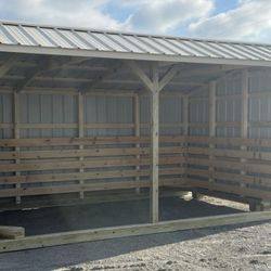 10x16 Run-in Shed Horse Barn FOR SALE
