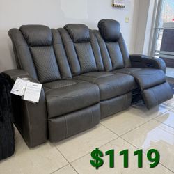 FYNE-DYME SHADOW POWER RECLINING SOFA