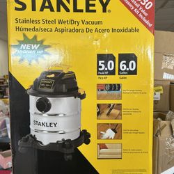 Stanley Stainless Steel Wet And Dry Vacuum 