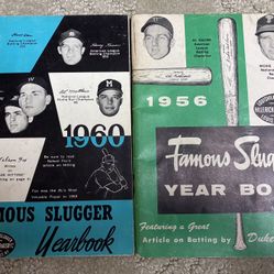 1956 and 1960 Famous Slugger Yearbooks