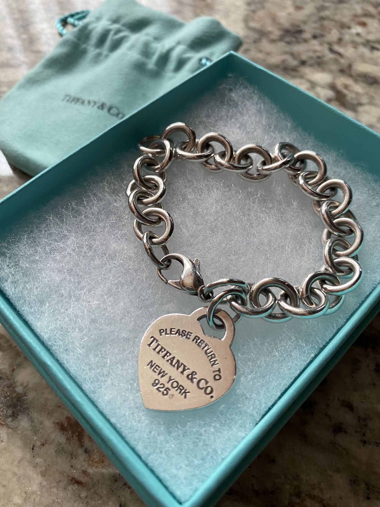 Tiffany Heart Tag Charm Bracelet (OBO)