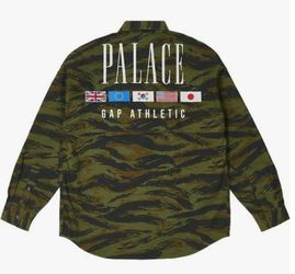 Palace × Gap Button UP Long Sleeve Camo Tee 
