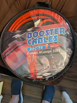 20 ft. 4 gauge jumper cables