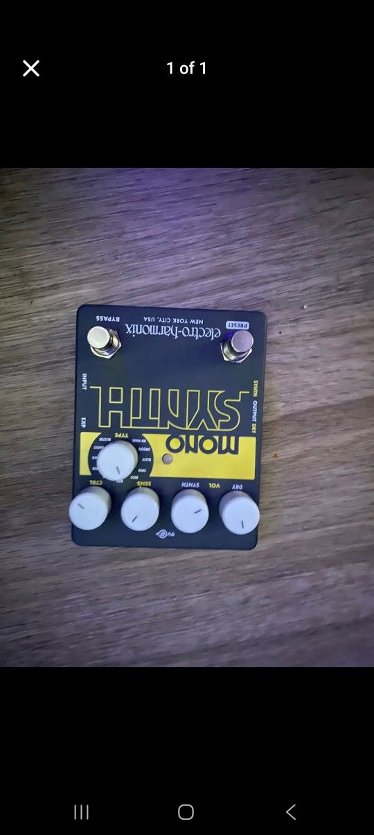 Monosynth Guitar Pedal