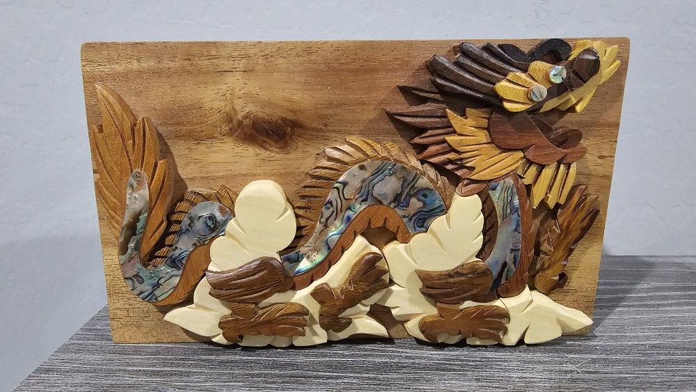 Handcrafted hardwood magnetic puzzle box