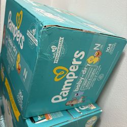 Pampers New Born Size Never Opened 