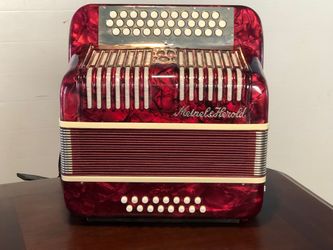 Meinel & herold diatonic accordion/acordeon 34 button GCF/SOL