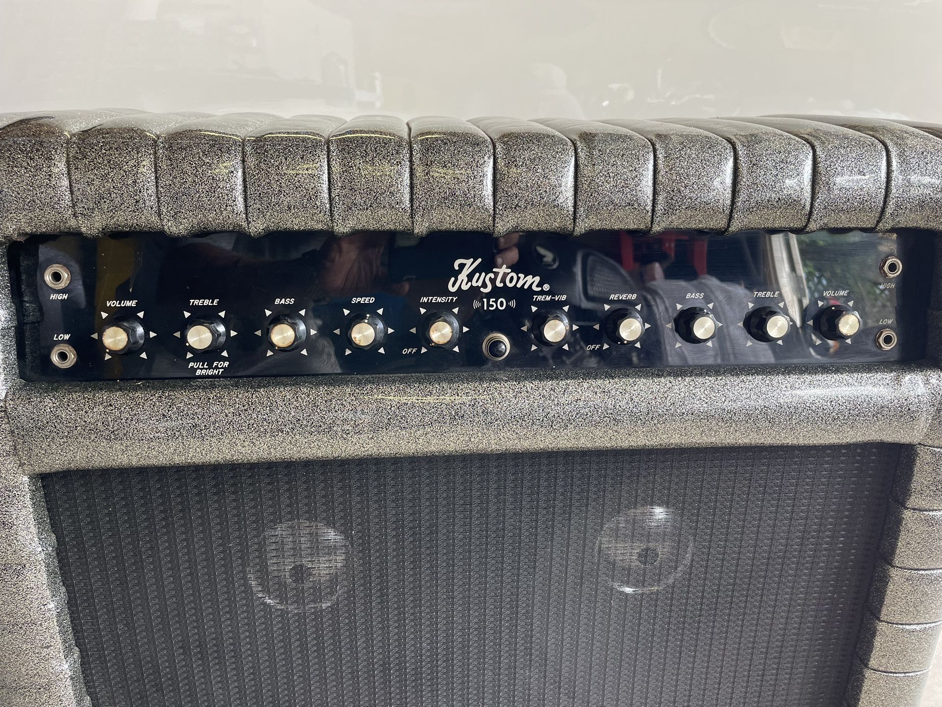 1970’s Kustom 150 Guitar Amp With Original Jensen Speakers Excellent Sound And Condition With Cover