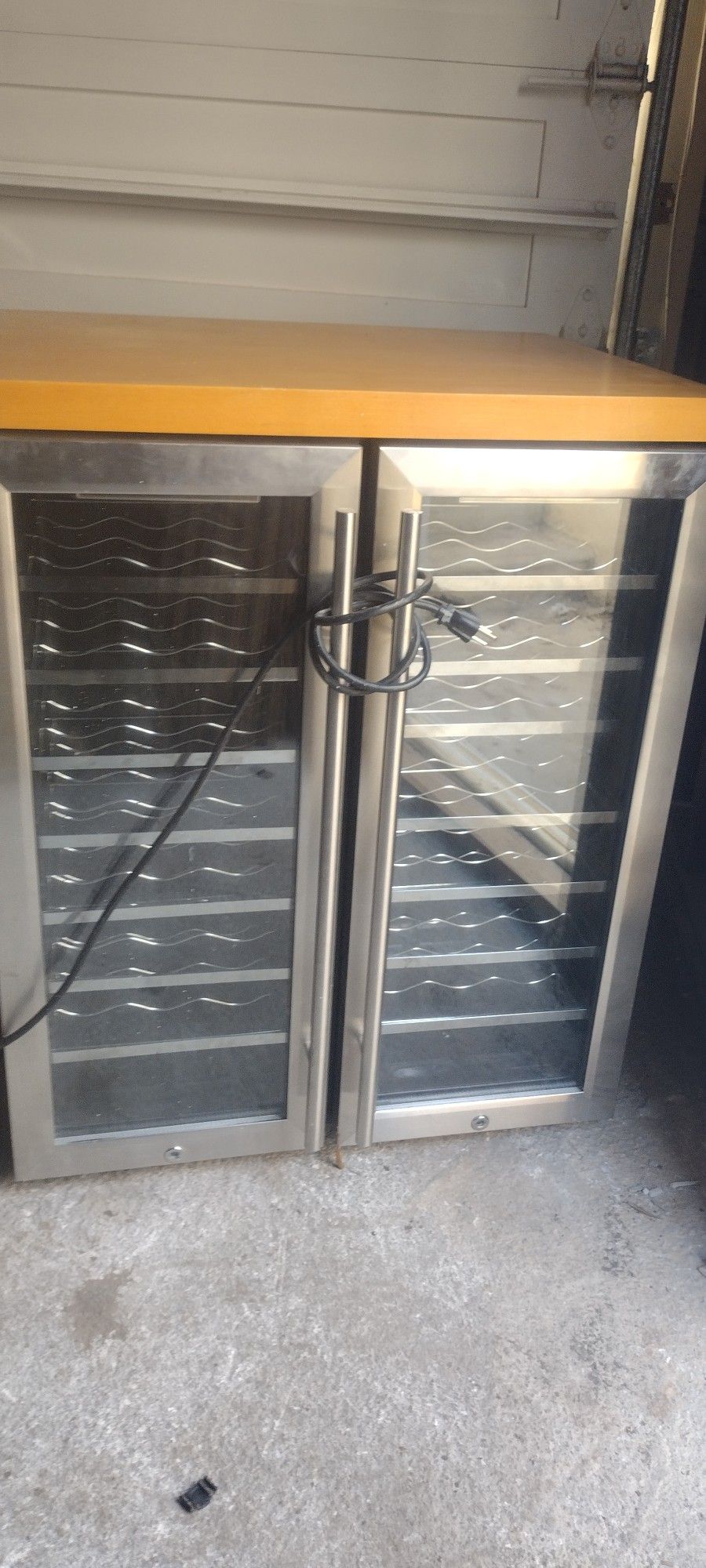 Double Doors Wine & Champagne Fridge