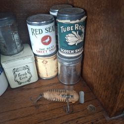 Vintage Snuff Cans