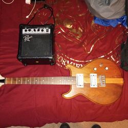 Bianco Retro 1970s Electric Guitar 