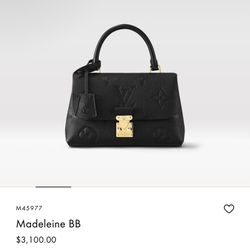 Louis Vuitton Madeline BB