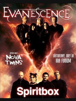 Evanescence at the Kia Forum 7/18/26
