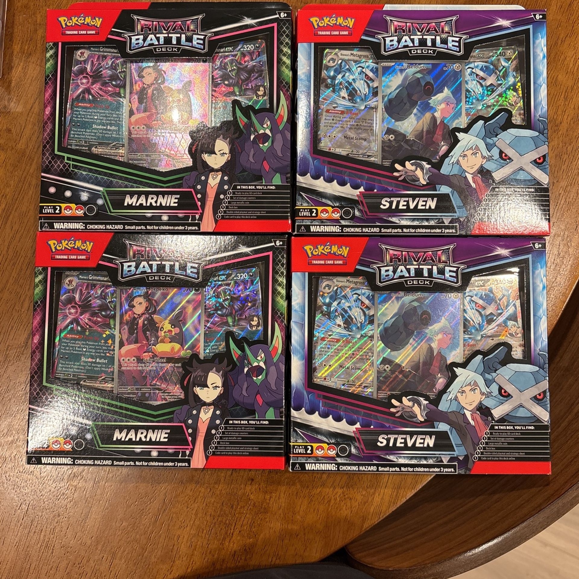 rival battle deck (marnie deck and steven deck)
