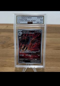 Pokemon TCG MEGA Mightyena Secret 243/217 Ascended Heroes Holo Eng AGS 10