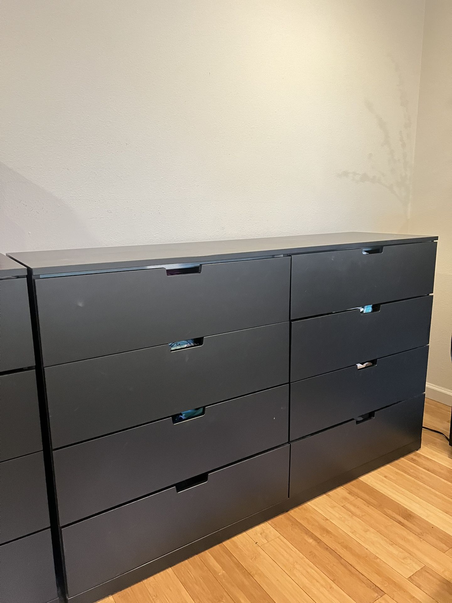 IKEA NORDLI BLACK DRESSER
