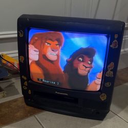 TV With VHS And FM Radio 