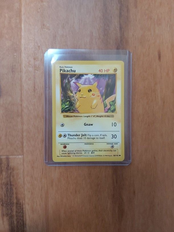 🔥 1999 Pokemon Pikachu "Red Cheeks" 🔥 