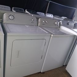 Amana Washer And Dryer Set Both Works Good 