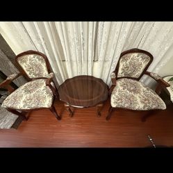 Chairs and Small Table