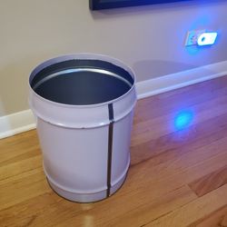 Metal Barrel/bucket, Open Top, Good For Mini Smoker  Or Mini Burn Barrel. 