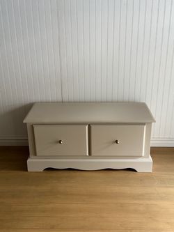 Refinished wooden bench