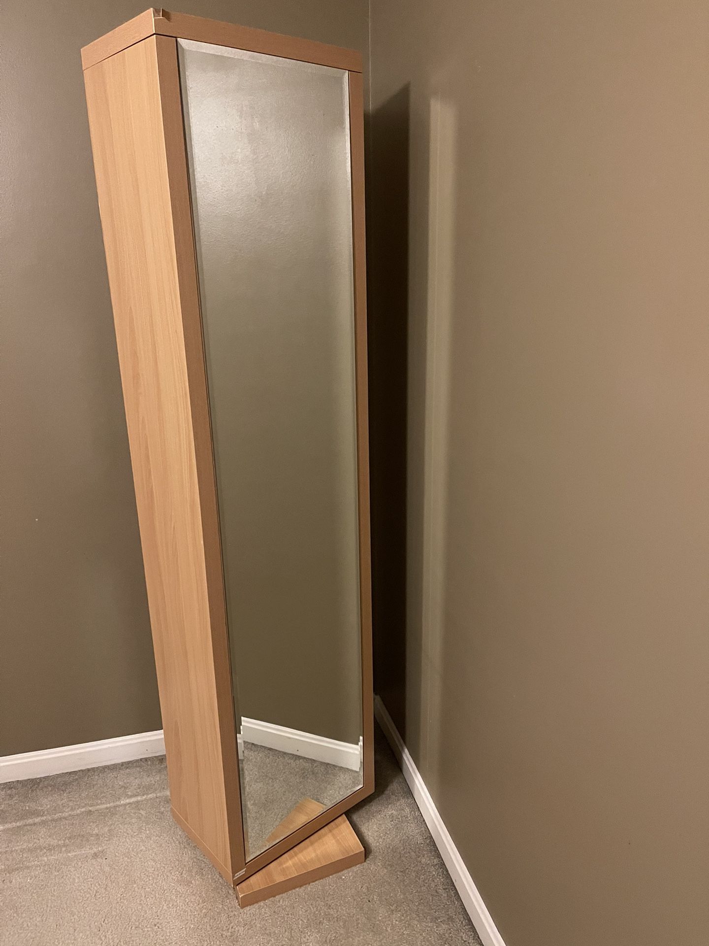Shelf With Stand Mirror