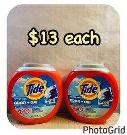Tide Power•Pods Odor + Oxi, 32 XL pods, $13 each‼️