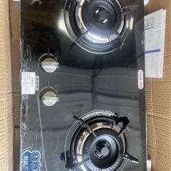 Propane Gas Cooktop 2 Burners Gas Stove 
