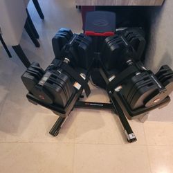 Bowflex 560 Dumbbells With Stand