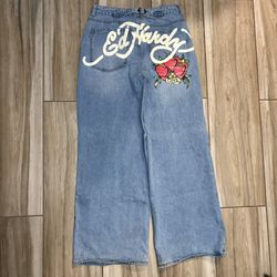 ED HARDY Y2K BGAGY JEANS