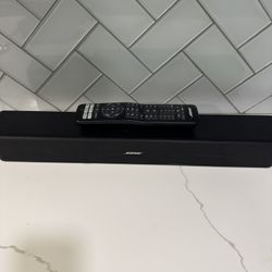 Bose Solo 5 TV Soundbar Sound System with Remote Control, Black 418775