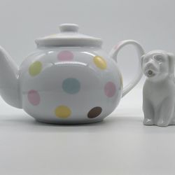 Typhoon Tea Pot w/ Little Dog Creamer Cute!
