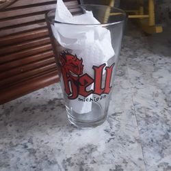 Hell Brewery Pint Glass