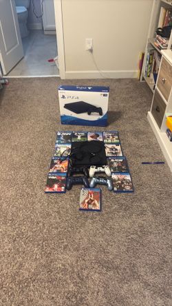 PS4 with many games