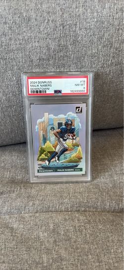 2024 Donruss Malik Nabers Downtown RC PSA 8