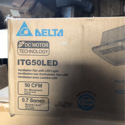 Delta Ventilation fan with light
