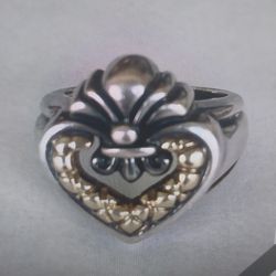 Sterling Silver 14k Ring 
