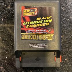 New Bright R/C 6.4V Lithium Ion Battery Charger Wall Plug