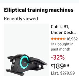 Cubii JR1 mini Elliptical