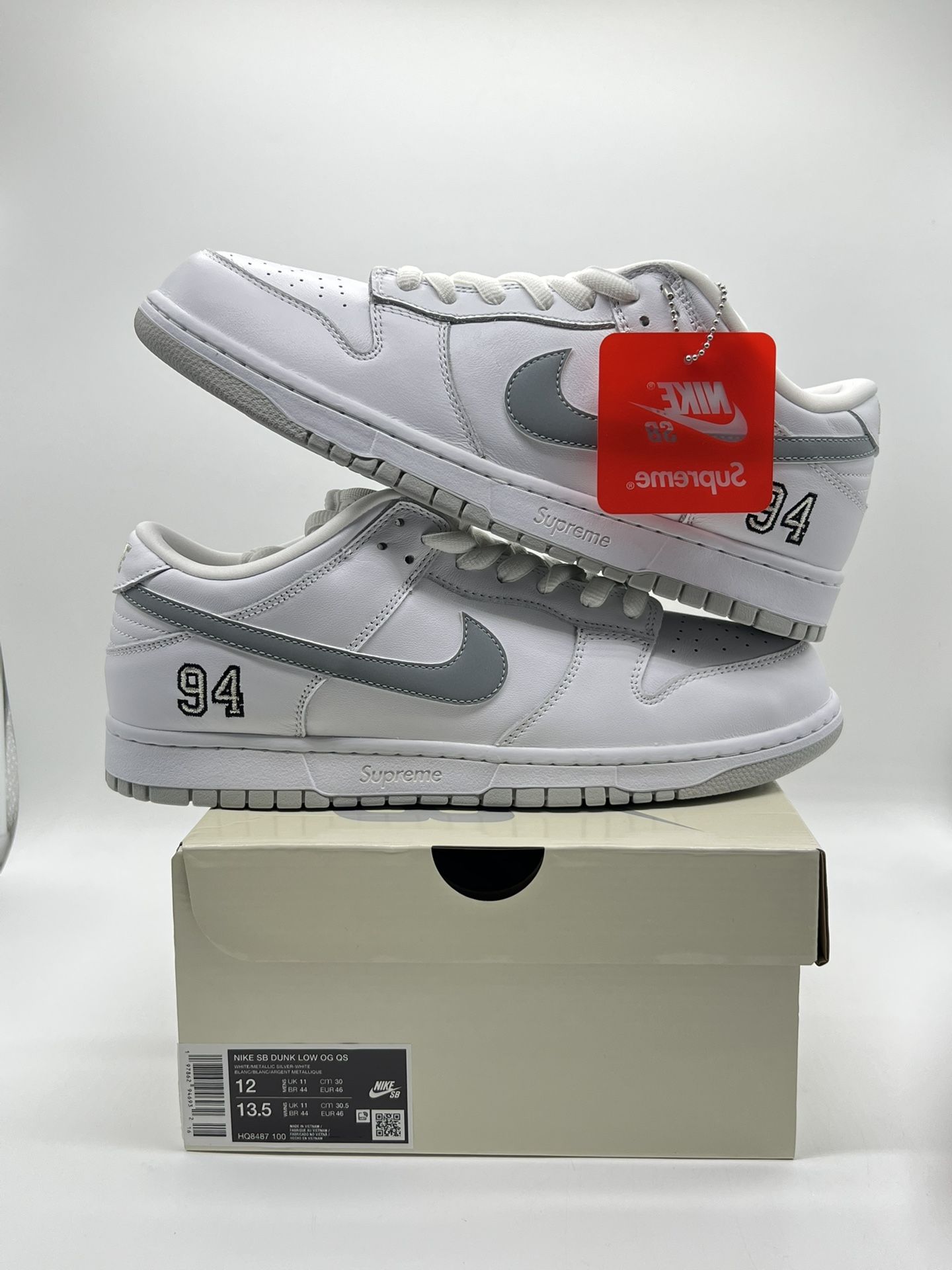 Nike SB Dunk Low Supreme 94 White (Read Description)