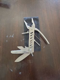 Stainless Steel Multi-Tool with Pouch
