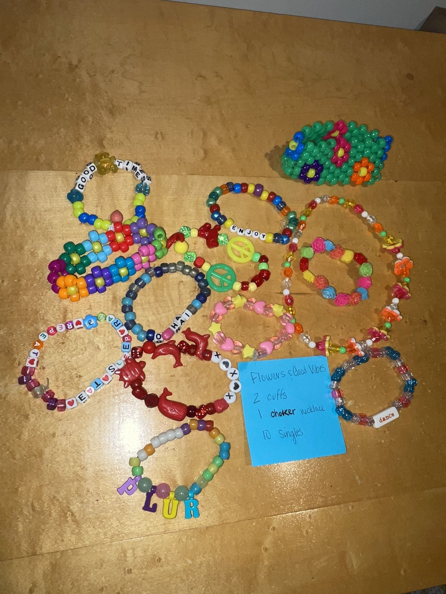Flowers & good vibes Kandi bundle