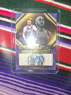 Daniel Gafford Autograph Card
