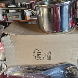 Princess Heritage® Stainless Steel Cookware 3-Qt. Saucepan New