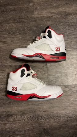 Jordan 5s Fire Red