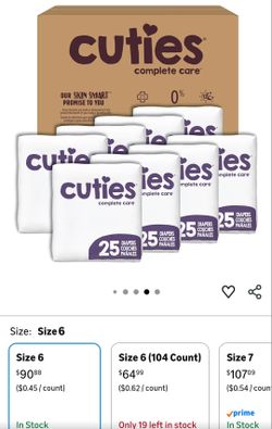 Cuties diapers