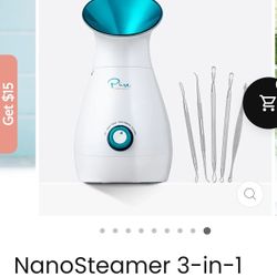 Nanosteamer 3-IN-1 Multifunctional Ionic Facial Steamer