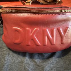 DKNY Red Belt Bag