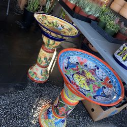 Talavera Bird Bath $125 Each 